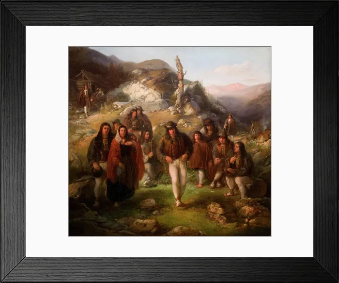 Framed Print : Highlanders Dance, 1861-1863. Creator: Wladyslaw Luszczkiewicz. Highlanders Dance, 1861-1863. Creator: Wladyslaw Luszczkiewicz Framed Print : Highlanders Dance, 1861-1863. Creator: Wladyslaw Luszczkiewicz. Highlanders Dance, 1861-1863. Creator: Wladyslaw Luszczkiewicz