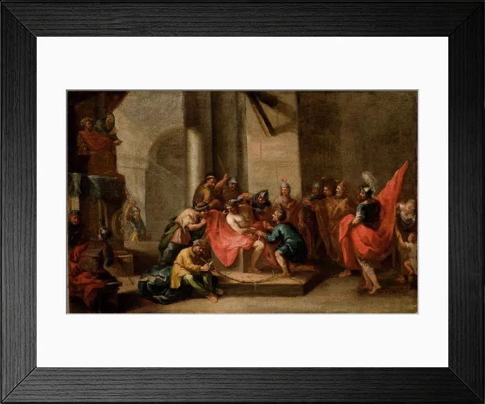 Framed Print : The Crowning with Thorns, after 1807. Creator: Jozef Smuglewicz Framed Print : The Crowning with Thorns, after 1807. Creator: Jozef Smuglewicz