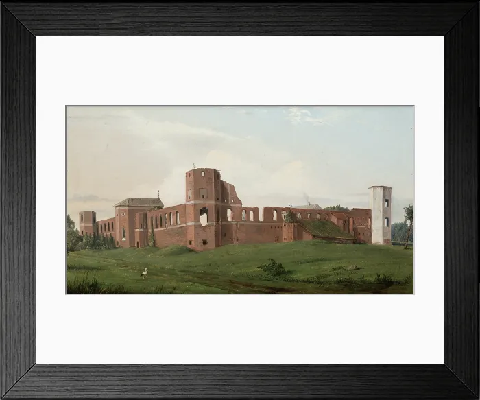 Framed Print : Castle Ruins at Olszany, 1853. Creator: Wincenty Dmochowski Framed Print : Castle Ruins at Olszany, 1853. Creator: Wincenty Dmochowski
