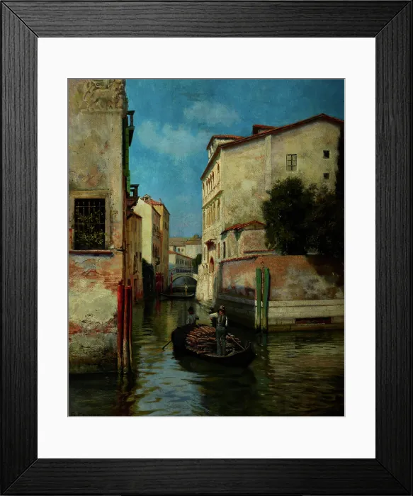 Framed Print : Venice, 1897. Creator: Stefan Popowski Framed Print : Venice, 1897. Creator: Stefan Popowski