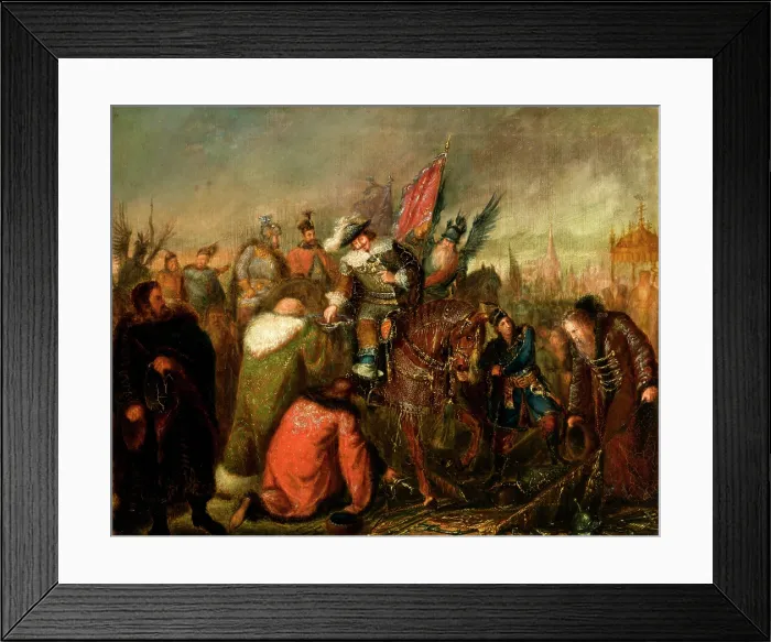 Framed Print : Wladyslaw IV after the Battle of Smolensk, c1880. Creator: Izydor Jablonski Framed Print : Wladyslaw IV after the Battle of Smolensk, c1880. Creator: Izydor Jablonski