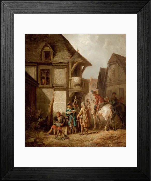 Framed Print : Return of the Lisowczycy, 1868. Creator: Henryk Pillati Framed Print : Return of the Lisowczycy, 1868. Creator: Henryk Pillati