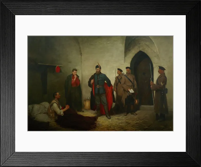 Framed Print : 'I Don't Care What the Punishment Will Be', 1895. Creator: Antoni Kozakiewicz. 'I Don't Care What the Punishment Will Be', 1895 Framed Print : 'I Don't Care What the Punishment Will Be', 1895. Creator: Antoni Kozakiewicz. 'I Don't Care What the Punishment Will Be', 1895