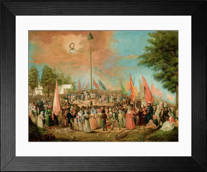 Framed Print : Raising of the Kosciuszko Mound, between 1838-1860. Creator: Jan Nepomucen Bizanski Framed Print : Raising of the Kosciuszko Mound, between 1838-1860. Creator: Jan Nepomucen Bizanski