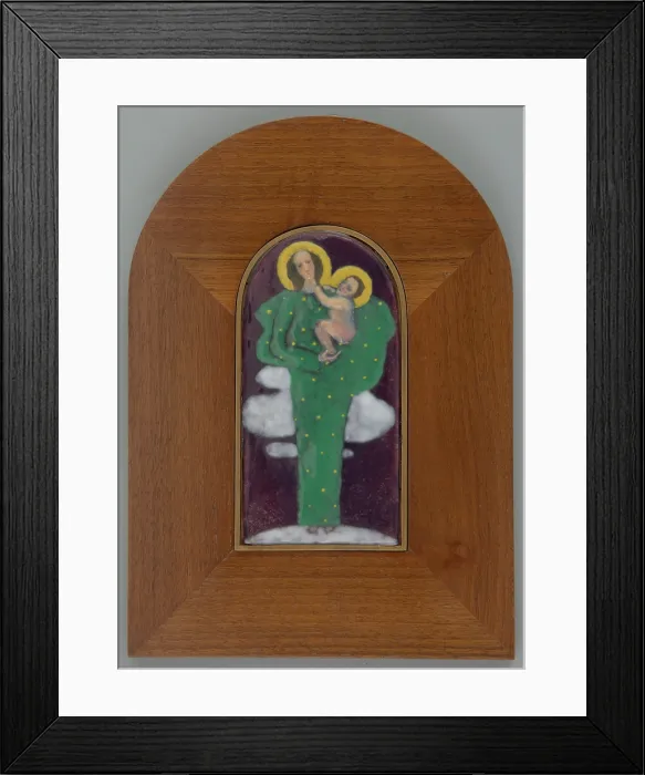 Framed Print : Image of the Virgin Mary and Child, 1912. Creator: Unknown Framed Print : Image of the Virgin Mary and Child, 1912. Creator: Unknown