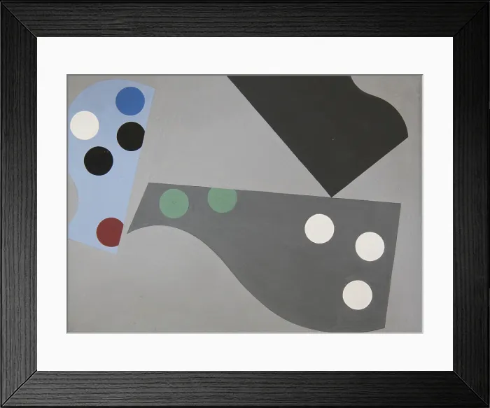 Framed Print : Composition, 1934. Creator: Sophie Taeuber-Arp Framed Print : Composition, 1934. Creator: Sophie Taeuber-Arp