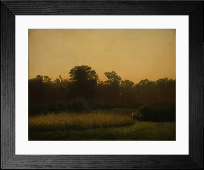 Framed Print : Harvest, 1873. Creator: Nicholas Chevalier Framed Print : Harvest, 1873. Creator: Nicholas Chevalier