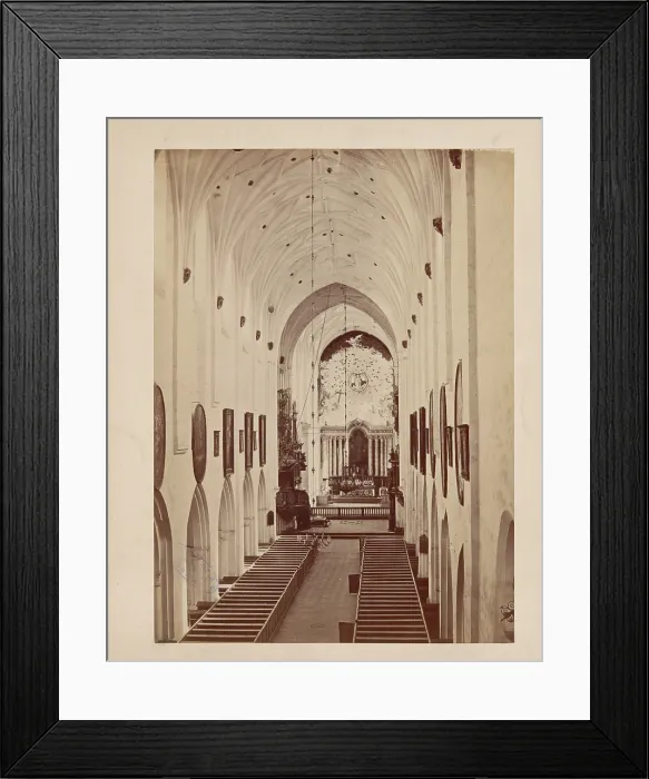 Framed Print : Interior of Archcathedral Church of the Holy Trinity, Blessed Virgin Mary...Oliwa, 1890-1900. Creator: Unknown Framed Print : Interior of Archcathedral Church of the Holy Trinity, Blessed Virgin Mary...Oliwa, 1890-1900. Creator: Unknown