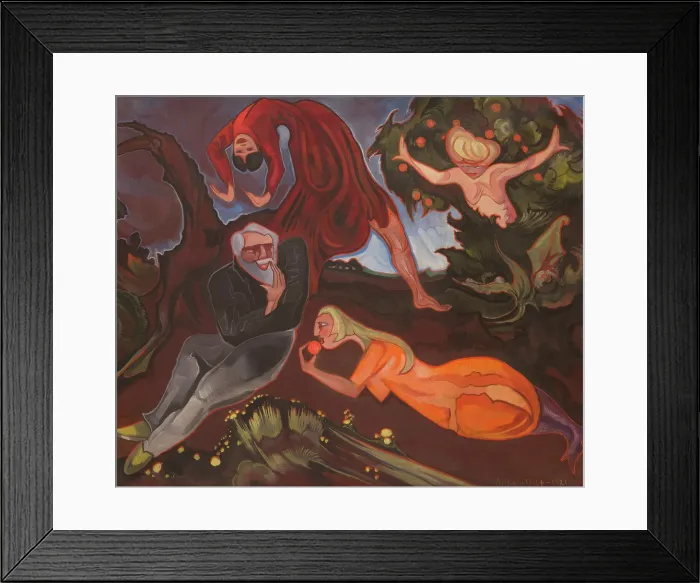 Framed Print : Temptation of St Anthony I, between 1916-1921. Creator: Stanislaw Ignacy Witkiewicz Framed Print : Temptation of St Anthony I, between 1916-1921. Creator: Stanislaw Ignacy Witkiewicz