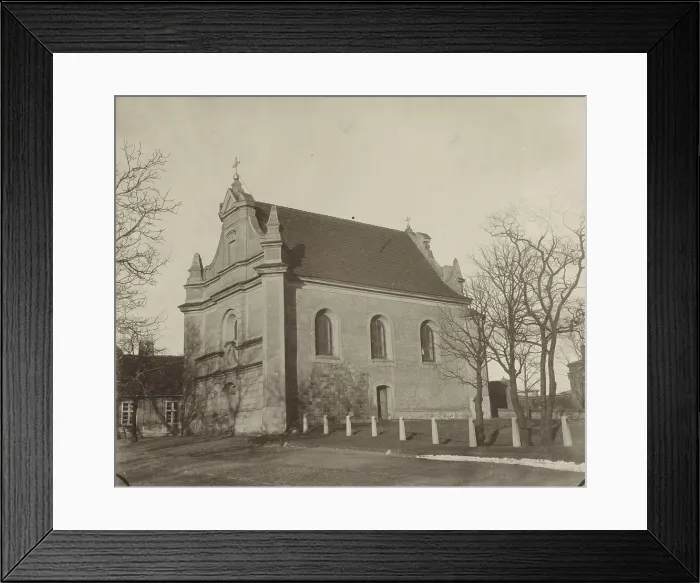 Framed Print : Church of St George - view from the south-west, Gniezno, between 1910-1914. Creator: Pelagia Gdeczyk Framed Print : Church of St George - view from the south-west, Gniezno, between 1910-1914. Creator: Pelagia Gdeczyk