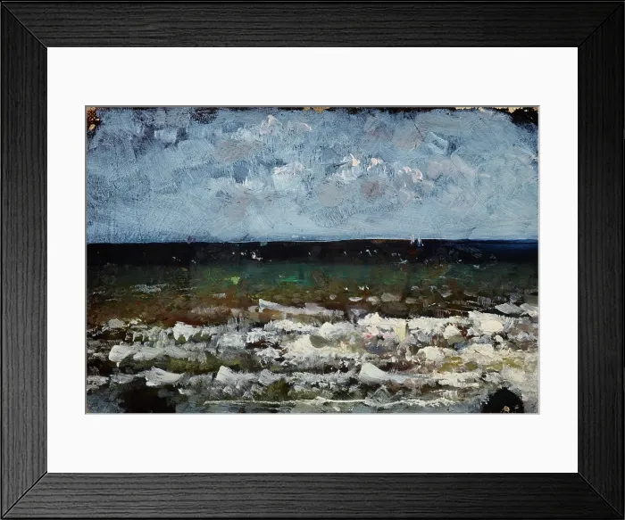 Framed Print : Sea, c1910. Creator: Maria Dulebianka Framed Print : Sea, c1910. Creator: Maria Dulebianka