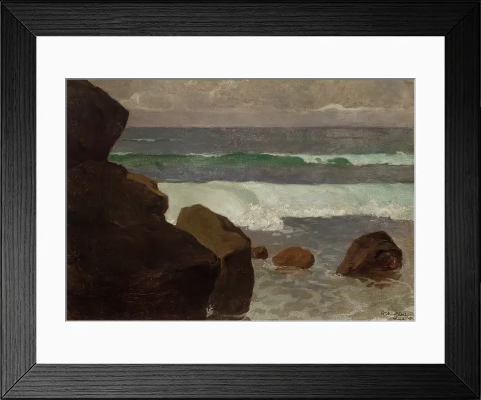 Framed Print : The Neapolitan Coast, 1908. Creator: Wlodzimierz Blocki Framed Print : The Neapolitan Coast, 1908. Creator: Wlodzimierz Blocki