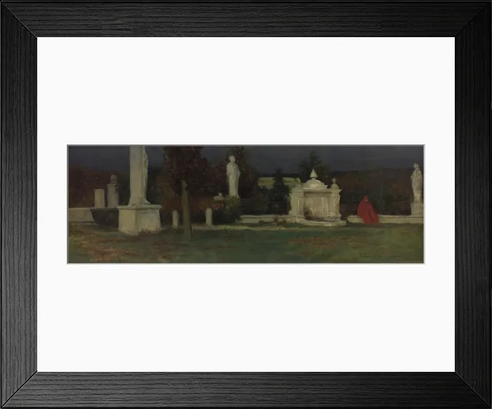 Framed Print : Grey Hour, 1880. Creator: Adam Chmielowski Framed Print : Grey Hour, 1880. Creator: Adam Chmielowski