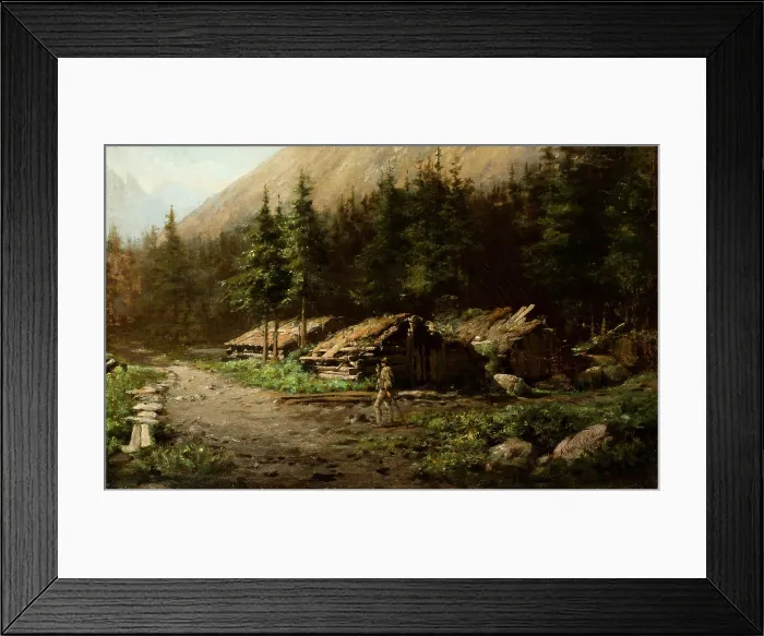 Framed Print : The Mala Laka Valley, 1892. Creator: Alexandre Mroczkowski Framed Print : The Mala Laka Valley, 1892. Creator: Alexandre Mroczkowski