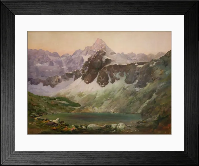 Framed Print : The Morskie Oko Lake, 1924. Creator: Alexandre Mroczkowski Framed Print : The Morskie Oko Lake, 1924. Creator: Alexandre Mroczkowski