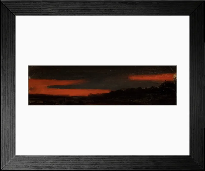 Framed Print : Sunset, c1880. Creator: Adam Chmielowski Framed Print : Sunset, c1880. Creator: Adam Chmielowski