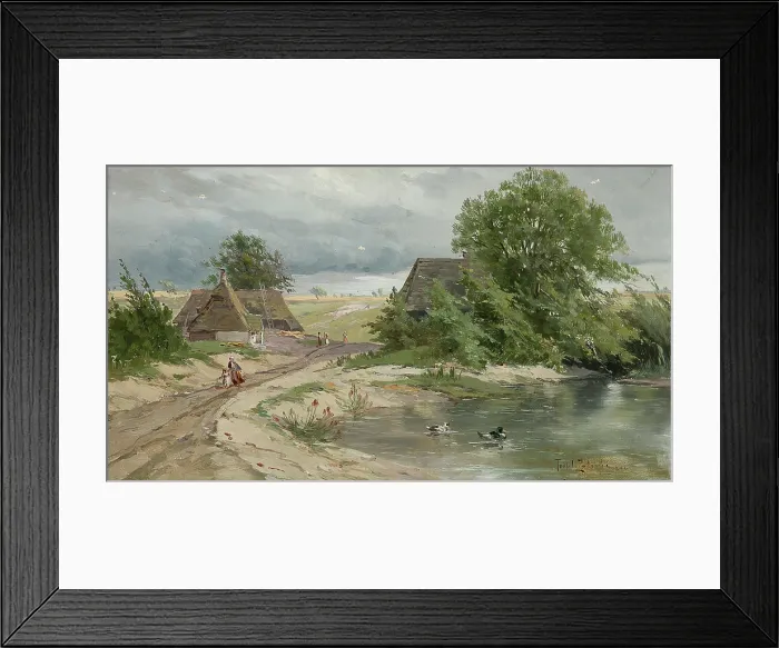 Framed Print : Mill from under Zloty Potok, 1891. Creator: Teofil Zalewski Framed Print : Mill from under Zloty Potok, 1891. Creator: Teofil Zalewski