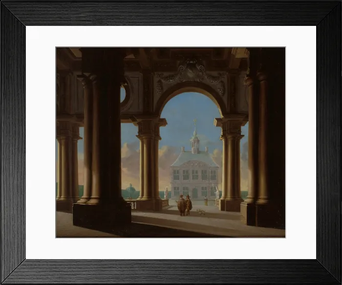 Framed Print : Palace Entrance-Architectural Study, 1656. Creator: Daniel de Blieck Framed Print : Palace Entrance-Architectural Study, 1656. Creator: Daniel de Blieck