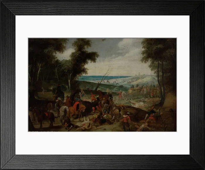 Framed Print : Battlefield, 1st half of the 17th century. Creator: Sebastian Vrancx Framed Print : Battlefield, 1st half of the 17th century. Creator: Sebastian Vrancx