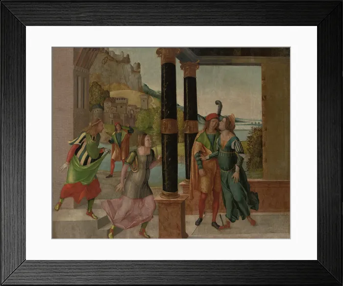 Framed Print : Brutus and Porcia, c1490. Creator: Bernardino Orsi Framed Print : Brutus and Porcia, c1490. Creator: Bernardino Orsi