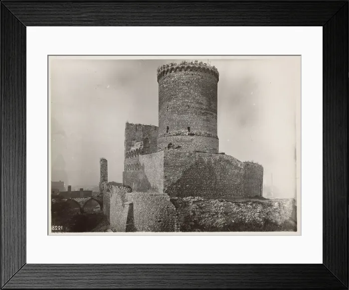 Framed Print : Castle - view of the north-east, Bedzin, 1924. Creator: A Karczewski Framed Print : Castle - view of the north-east, Bedzin, 1924. Creator: A Karczewski