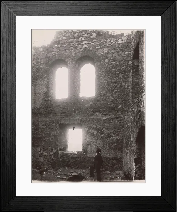 Framed Print : Castle - interior of a room in the upper castle, Bedzin, 1924. Creator: A Karczewski Framed Print : Castle - interior of a room in the upper castle, Bedzin, 1924. Creator: A Karczewski
