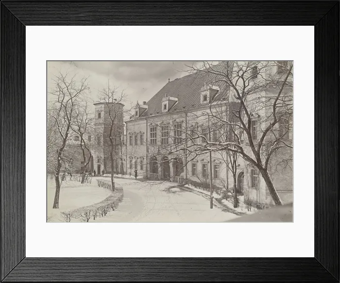 Framed Print : Palace of the Krakow Bishops - eastern facade, Kielce, between 1920-1930. Creator: Unknown Framed Print : Palace of the Krakow Bishops - eastern facade, Kielce, between 1920-1930. Creator: Unknown