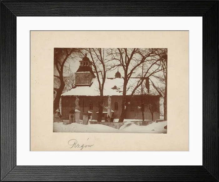 Framed Print : General view of Church of St James the Apostle from the south, Rzgow, between 1905-1914. Creator: Unknown Framed Print : General view of Church of St James the Apostle from the south, Rzgow, between 1905-1914. Creator: Unknown