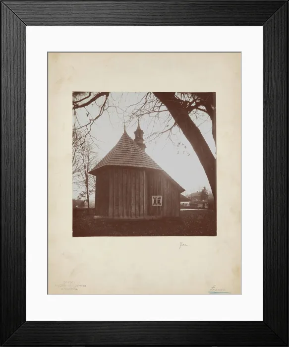 Framed Print : Church of St Anne - general view structure from the north-east, Lapczyca. between 1910-1914. Creator: Unknown Framed Print : Church of St Anne - general view structure from the north-east, Lapczyca. between 1910-1914. Creator: Unknown