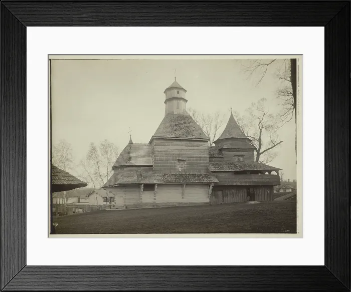 Framed Print : Orthodox Church of the Holy Cross - view from the north, Drohobych, between 1910-1914. Creator: Unknown Framed Print : Orthodox Church of the Holy Cross - view from the north, Drohobych, between 1910-1914. Creator: Unknown