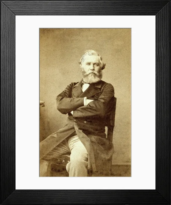 Framed Print : Sir Austen Henry Layard. Creator: W&D Downey Framed Print : Sir Austen Henry Layard. Creator: W&D Downey