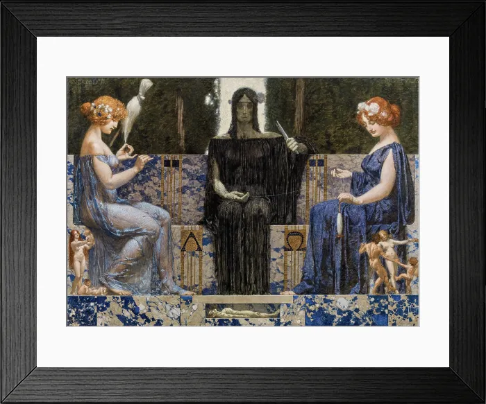Framed Print : The three Parcae, c1910. Creator: Rothaug, Alexander (1870-1946) Framed Print : The three Parcae, c1910. Creator: Rothaug, Alexander (1870-1946)