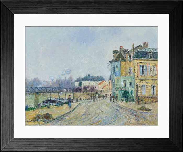 Framed Print : Le quai de l'Oise a Pontoise, 1906. Creator: Loiseau, Gustave (1865-1935). Le quai de l'Oise a Pontoise, 1906. Creator: Loiseau, Gustave (1865-1935) Framed Print : Le quai de l'Oise a Pontoise, 1906. Creator: Loiseau, Gustave (1865-1935). Le quai de l'Oise a Pontoise, 1906. Creator: Loiseau, Gustave (1865-1935)