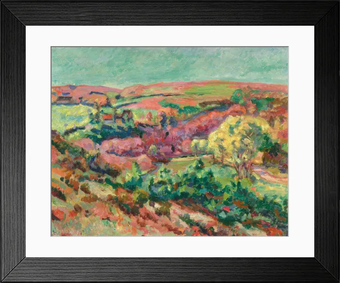 Framed Print : La cote face au pont Charraud (Coast Facing Charrault Bridge), c1915. Creator: Guillaumin, Jean-Baptiste Armand (1841-1927) Framed Print : La cote face au pont Charraud (Coast Facing Charrault Bridge), c1915. Creator: Guillaumin, Jean-Baptiste Armand (1841-1927)