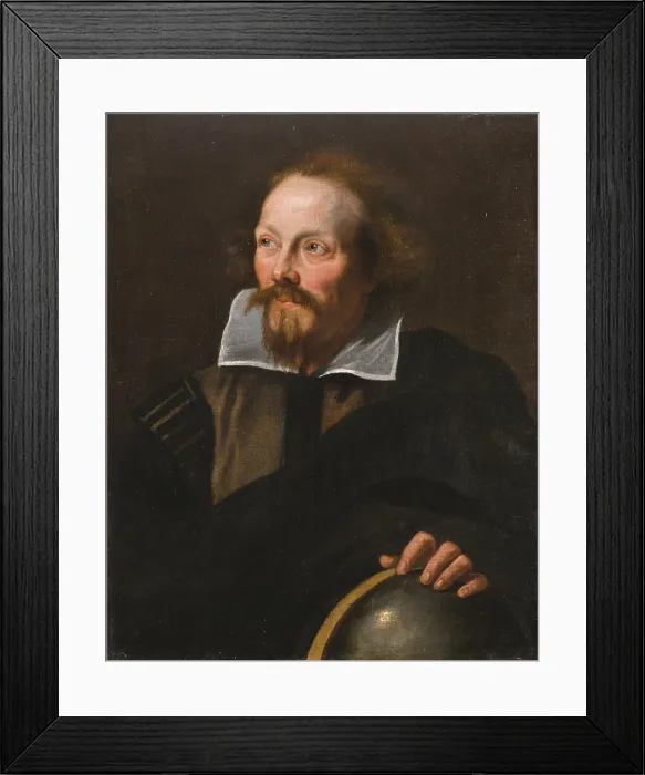Framed Print : Portrait of the mathematician and astrologer Nicolas Bruyant (1572-1638), 17th century. Creator: Dyck, Sir Anthony van, (Studio of) Framed Print : Portrait of the mathematician and astrologer Nicolas Bruyant (1572-1638), 17th century. Creator: Dyck, Sir Anthony van, (Studio of)