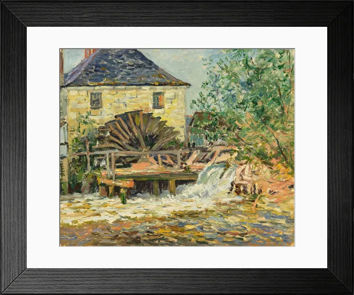 Framed Print : La roue du moulin (The mill wheel), 1918. Creator: Maufra, Maxime (1861-1918) Framed Print : La roue du moulin (The mill wheel), 1918. Creator: Maufra, Maxime (1861-1918)