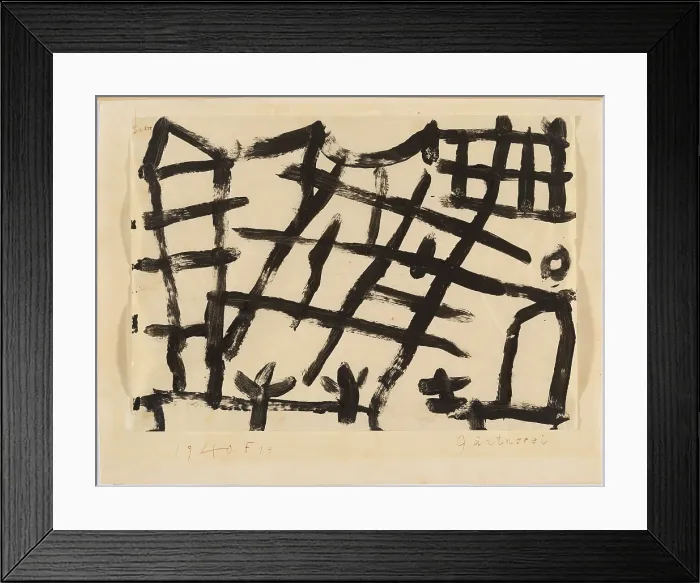 Framed Print : Gartnerei (Gardening), 1940. Creator: Klee, Paul (1879-1940) Framed Print : Gartnerei (Gardening), 1940. Creator: Klee, Paul (1879-1940)