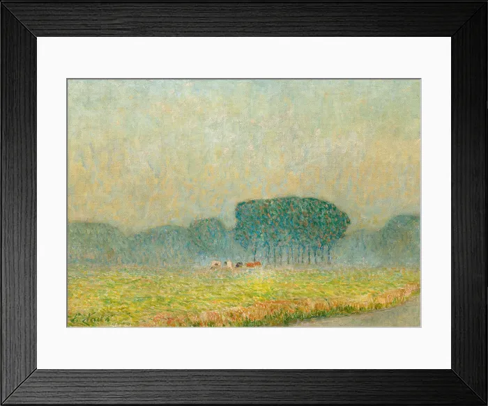 Framed Print : Scene champetre. Creator: Claus, Emile (1849-1924) Framed Print : Scene champetre. Creator: Claus, Emile (1849-1924)