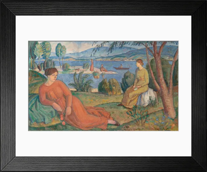 Framed Print : Reverie. Creator: Robert, Paul Theophile (1879-1954) Framed Print : Reverie. Creator: Robert, Paul Theophile (1879-1954)