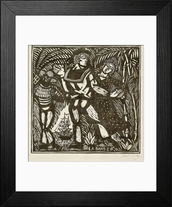 Framed Print : La Danse (The Dance), c1910. Creator: Dufy, Raoul (1877-1953) Framed Print : La Danse (The Dance), c1910. Creator: Dufy, Raoul (1877-1953)
