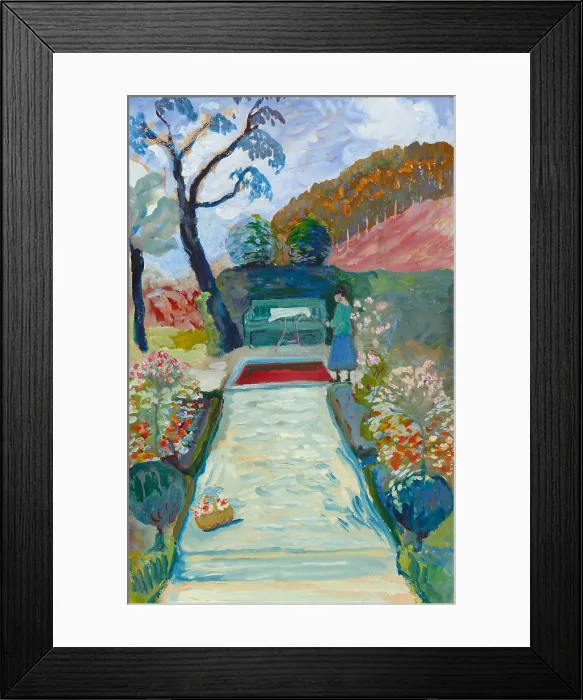 Framed Print : At Cuno Amiet, 1919. Creator: Werefkin, Marianne, von (1860-1938) Framed Print : At Cuno Amiet, 1919. Creator: Werefkin, Marianne, von (1860-1938)