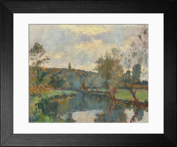 Framed Print : Bords de l'Iton (Eure). Creator: Lebourg, Albert (1849-1928). Bords de l'Iton (Eure). Creator: Lebourg, Albert (1849-1928) Framed Print : Bords de l'Iton (Eure). Creator: Lebourg, Albert (1849-1928). Bords de l'Iton (Eure). Creator: Lebourg, Albert (1849-1928)
