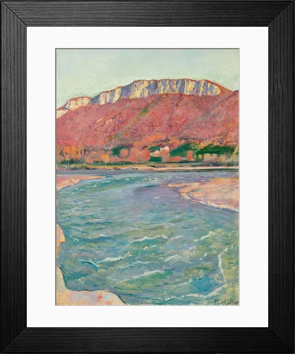 Framed Print : The Saleve in Autumn, c1891. Creator: Hodler, Ferdinand (1853-1918) Framed Print : The Saleve in Autumn, c1891. Creator: Hodler, Ferdinand (1853-1918)
