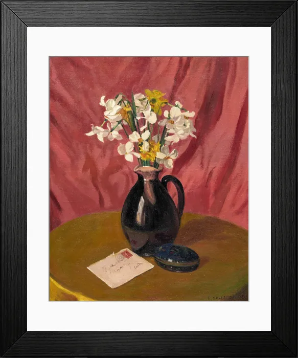 Framed Print : Narcissus, 1915. Creator: Vallotton, Felix Edouard (1865-1925) Framed Print : Narcissus, 1915. Creator: Vallotton, Felix Edouard (1865-1925)