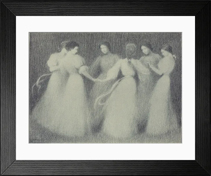 Framed Print : La Ronde (Circle Dance), c1898. Creator: Le Sidaner, Henri (1862-1939) Framed Print : La Ronde (Circle Dance), c1898. Creator: Le Sidaner, Henri (1862-1939)