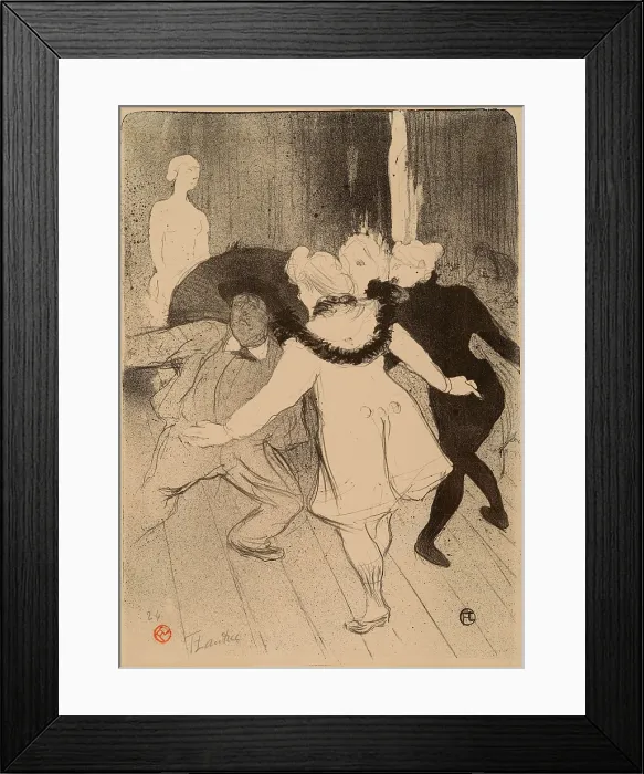Framed Print : Folies Bergere: the Modesty of Monsieur Prudhomme (Folies-Bergere: Les pudeurs de Monsieur... 1893. Creator: Toulouse-Lautrec, Henri, de (1864-1901) Framed Print : Folies Bergere: the Modesty of Monsieur Prudhomme (Folies-Bergere: Les pudeurs de Monsieur... 1893. Creator: Toulouse-Lautrec, Henri, de (1864-1901)