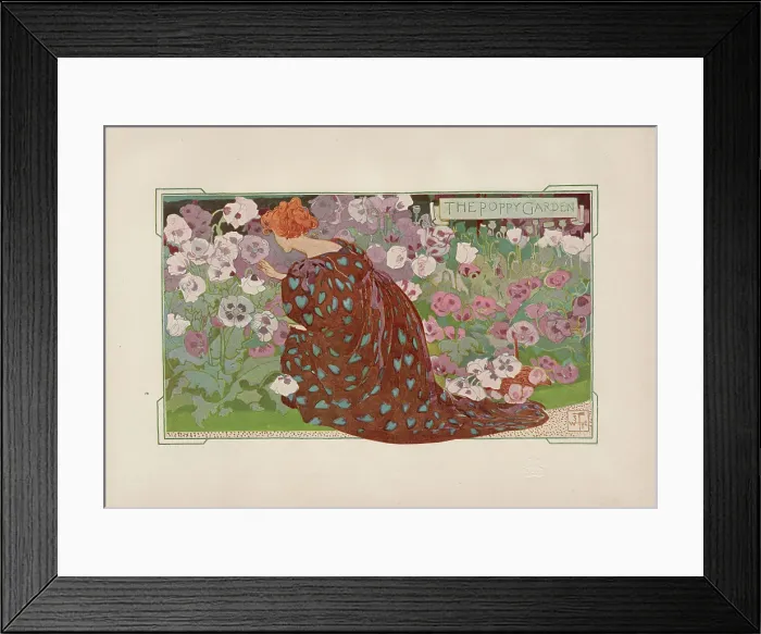 Framed Print : The Poppy Garden, 1898. Creator: Whistler, James Abbott McNeill (1834-1903) Framed Print : The Poppy Garden, 1898. Creator: Whistler, James Abbott McNeill (1834-1903)