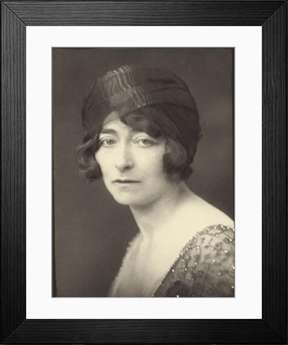 Framed Print : Portrait of Eileen Gray (1878-1976), 1914. Creator: Beresford, George Charles (1864-1938) Framed Print : Portrait of Eileen Gray (1878-1976), 1914. Creator: Beresford, George Charles (1864-1938)