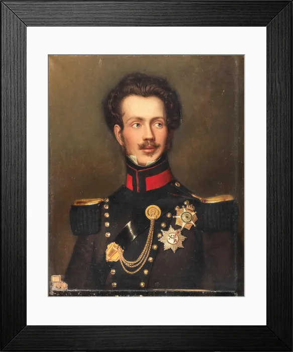Framed Print : Auguste Charles Eugene Napoleon de Beauharnais (1810-1835), 2nd Duke of... 2nd Half of 19th cen. Creator: Anonymous Framed Print : Auguste Charles Eugene Napoleon de Beauharnais (1810-1835), 2nd Duke of... 2nd Half of 19th cen. Creator: Anonymous