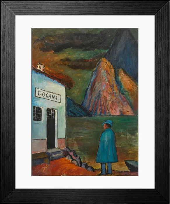Framed Print : Before the storm. Creator: Werefkin, Marianne, von (1860-1938) Framed Print : Before the storm. Creator: Werefkin, Marianne, von (1860-1938)